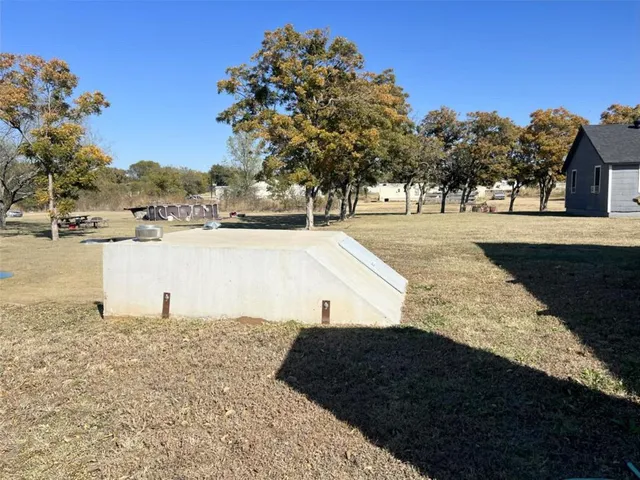 a view of outdoor space with ocean view