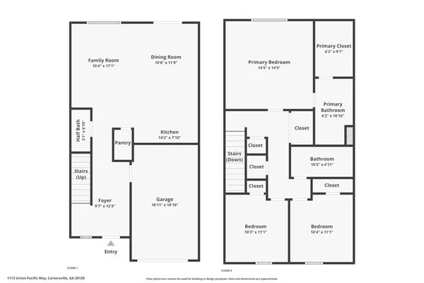 $267,800 | 1113 Union Pacific Way, Cartersville, GA 30120