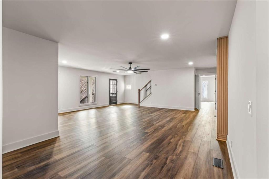 7448 Berea Road Winston, GA 30187 - Photo 17 of 43 a view of empty room with wooden floor