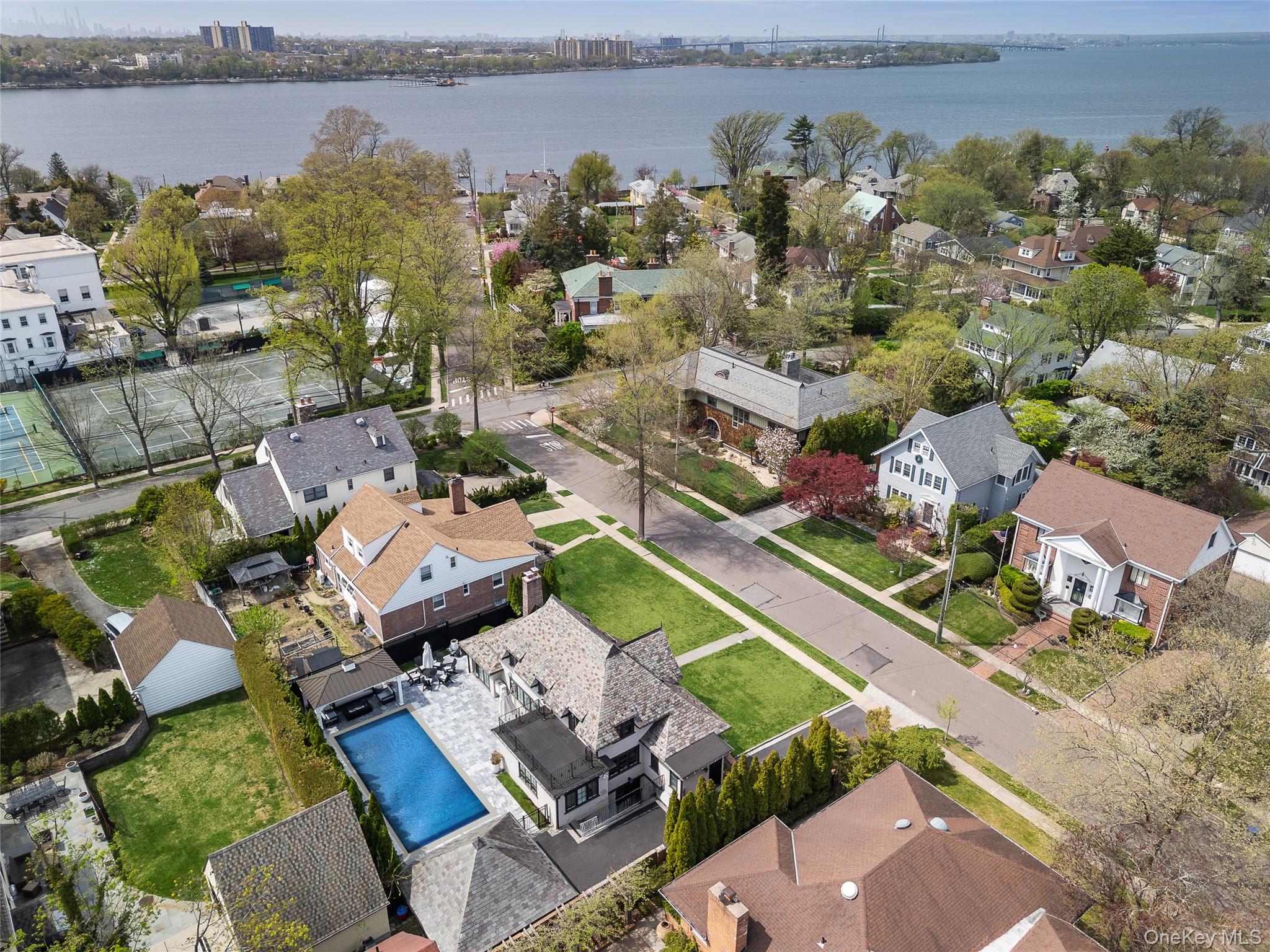 216 Beverly Road Queens, NY 11363 - Photo 19 of 50 an aerial view of a houses with outdoor space