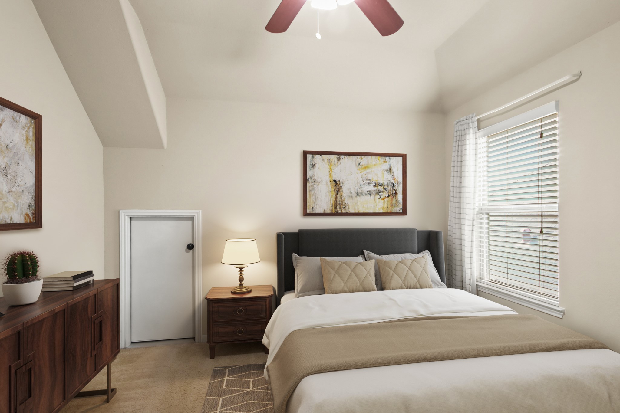 25407 Terrain Park Drive Spring, TX 77373 - Photo 25 of 33 a bedroom with a bed and painting on the wall