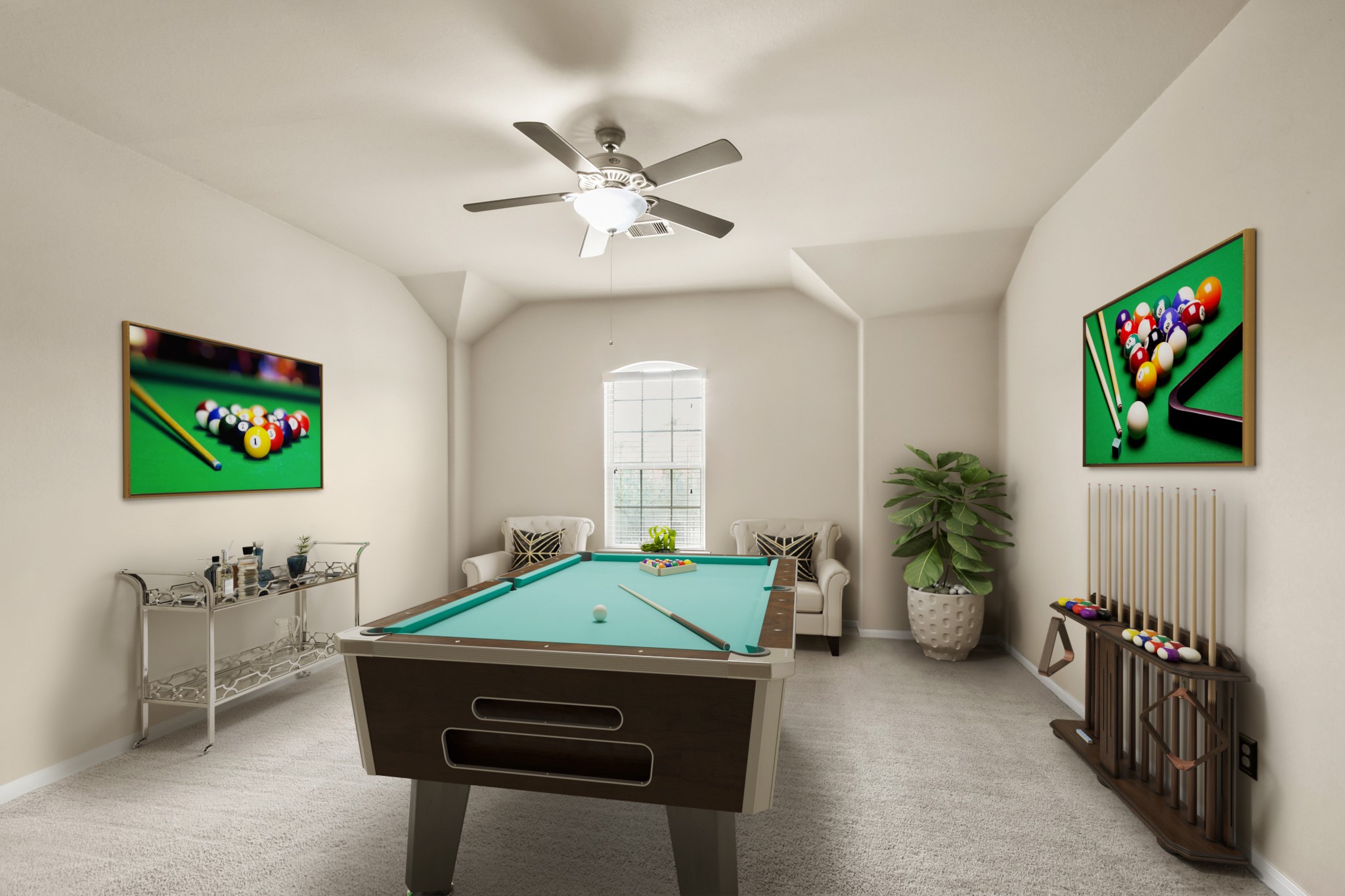 25407 Terrain Park Drive Spring, TX 77373 - Photo 27 of 33 a living room with furniture and a flat screen tv