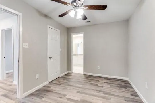 wooden floor in an empty room