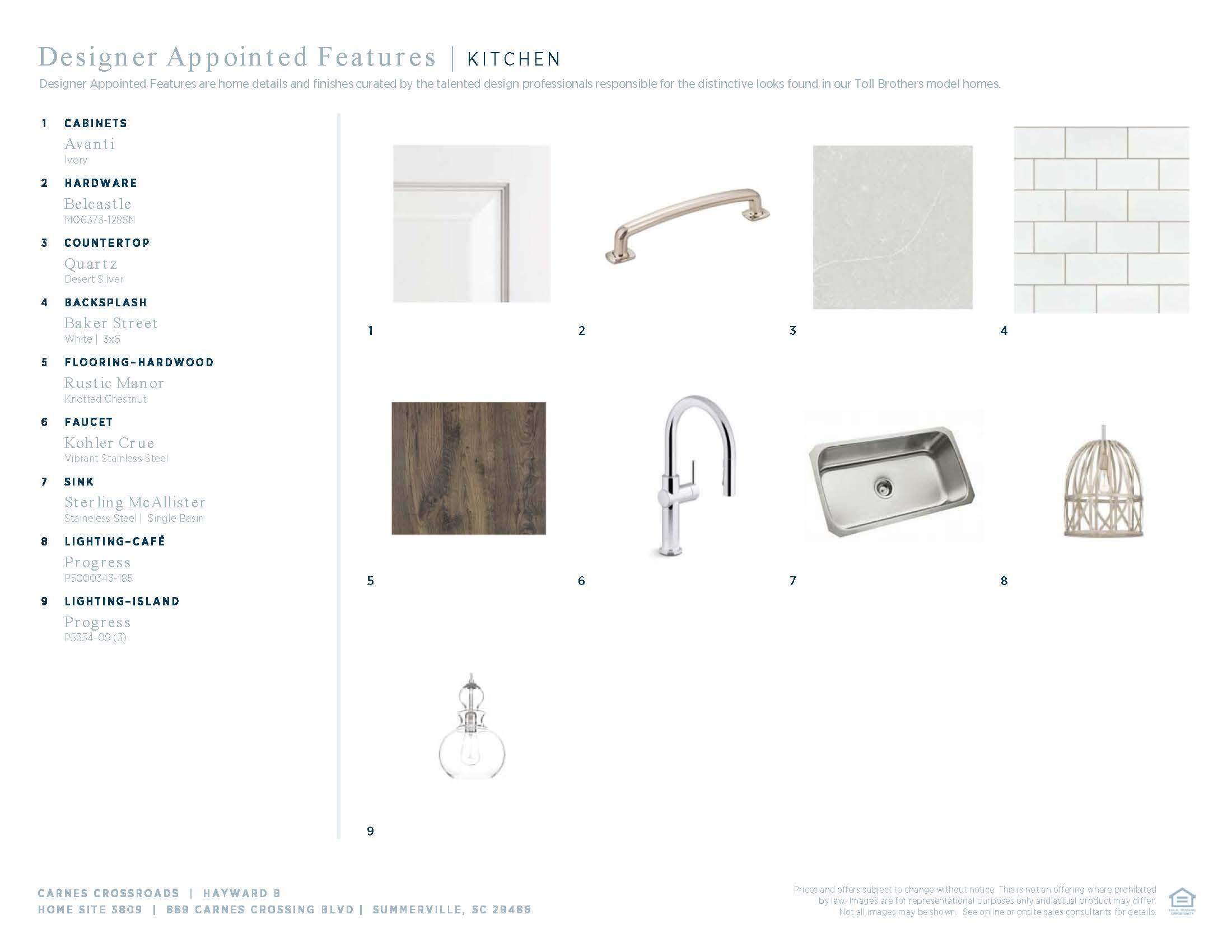 889 Carnes Crossing Summerville, SC 29486 - Photo 4 of 16 Kitchen Finishes