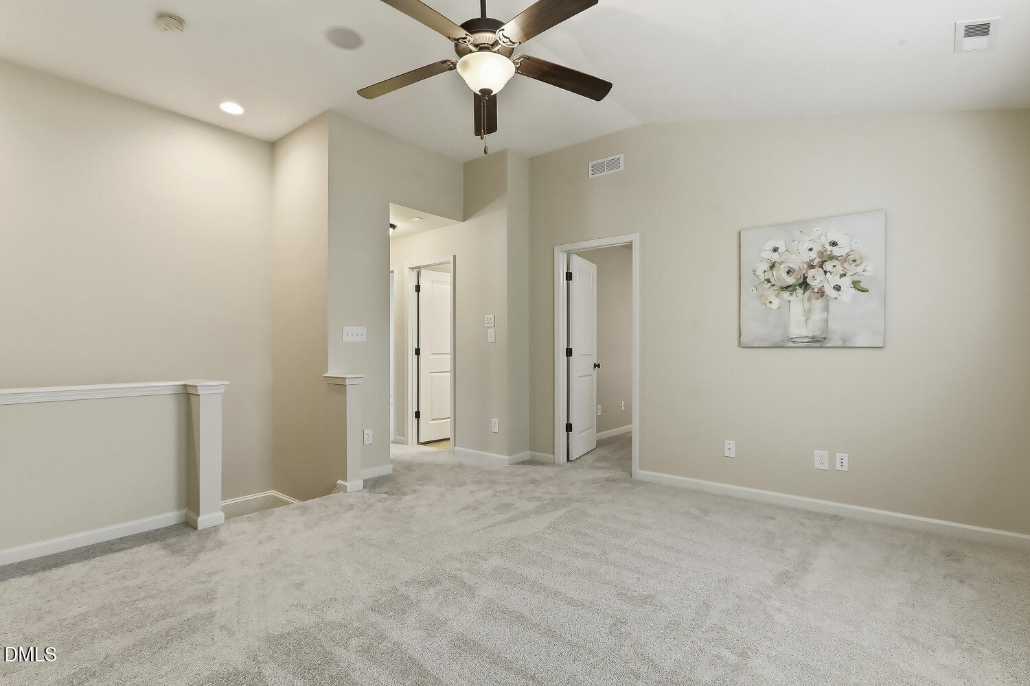 441 Virginia Water Drive Rolesville, NC 27571 - Photo 8 of 20 an empty room with closet and fan