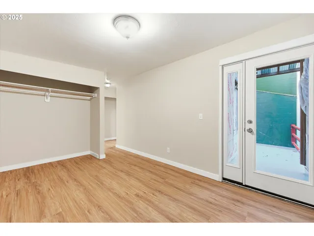 wooden floor in an empty room