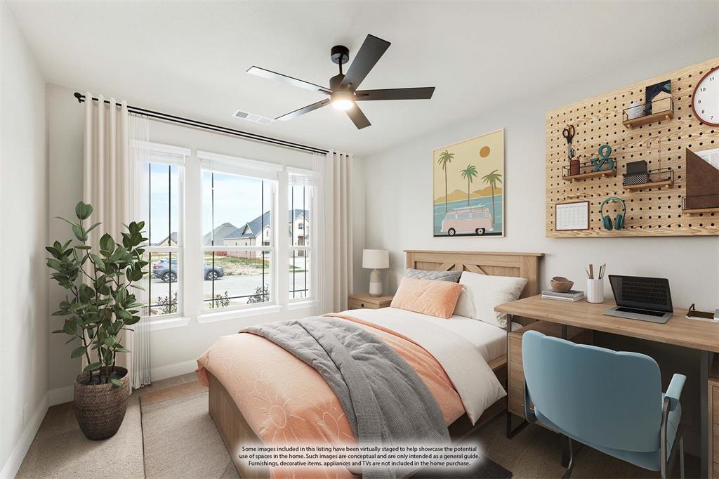 4021 Eagles Bluff Road Midlothian, TX 76065 - Photo 25 of 40 a bedroom with a large bed and a window