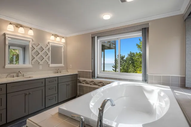 a living room with a couch and a table