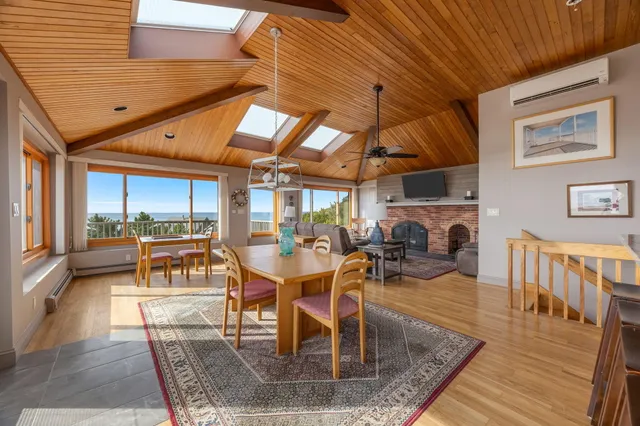 a view of wooden floor