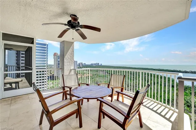 a view of a chairs in balcony