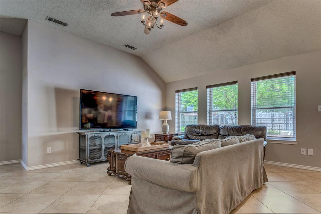11812 Canoe Road Frisco, TX 75035 - Photo 7 of 31 a living room with furniture and a flat screen tv
