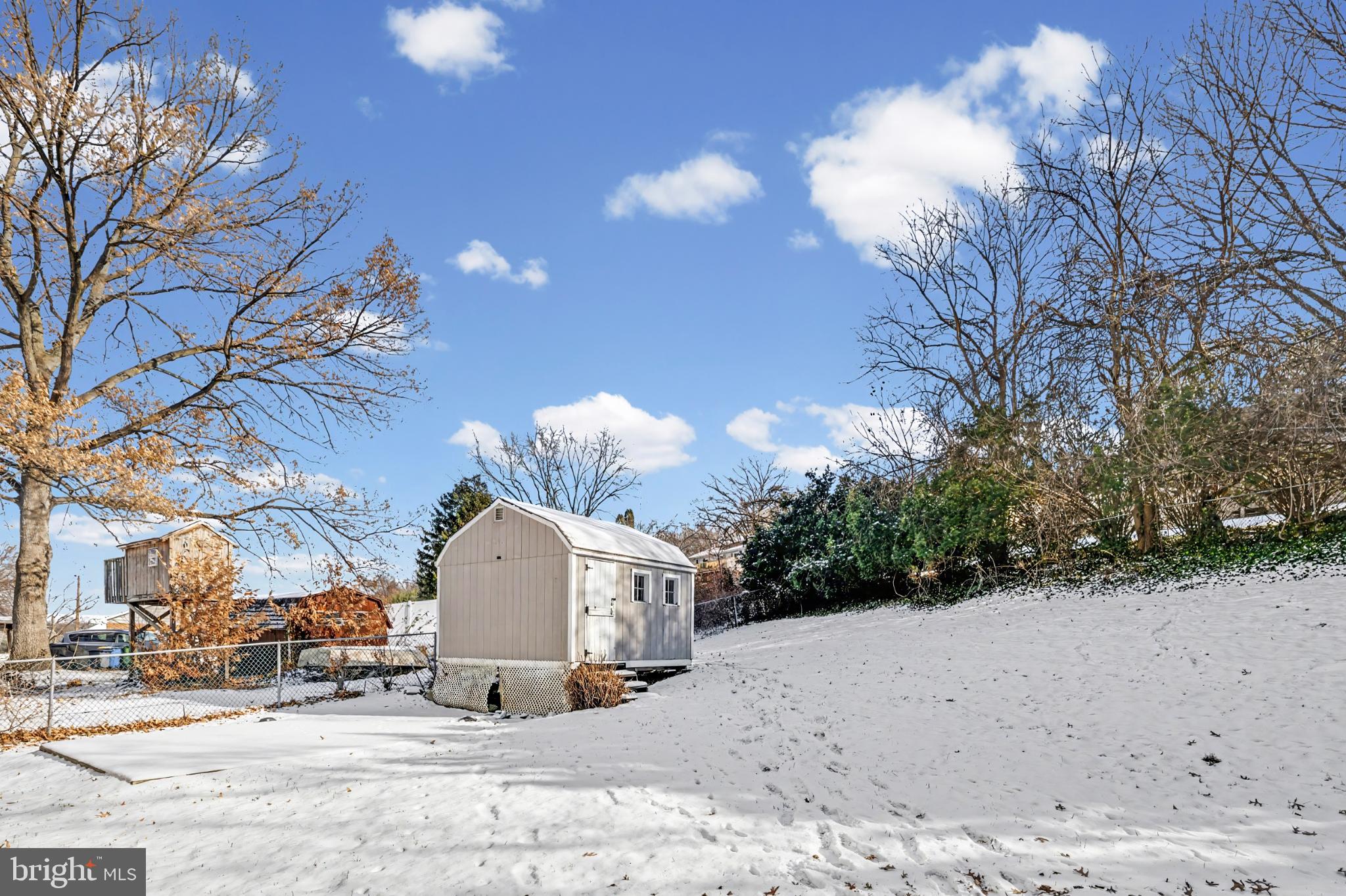 506 Norman Road York, PA 17406 - Photo 33 of 35 Charming shed nestled in a snowy landscape.