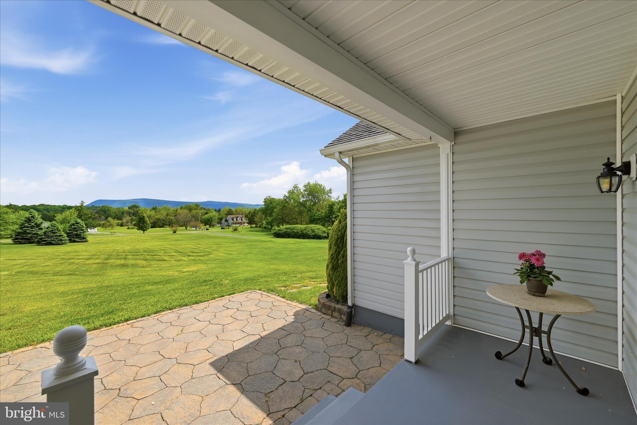 16335 Back Road Strasburg, VA 22657 - Photo 8 of 56 Covered porch and hardscape patio... views!