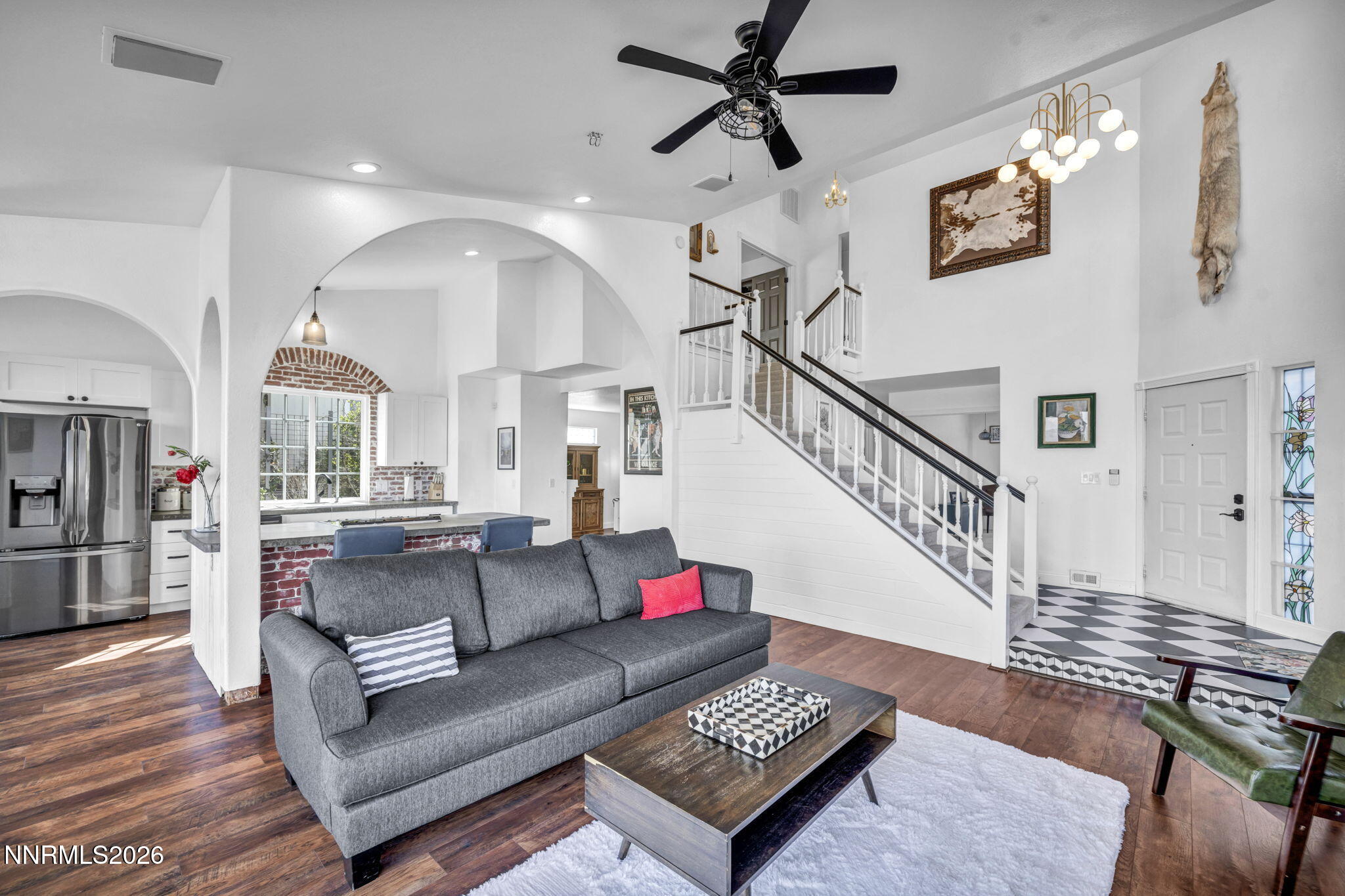 3332 Skyline View Drive Reno, NV 89509 - Photo 5 of 48 a living room with furniture and a chandelier
