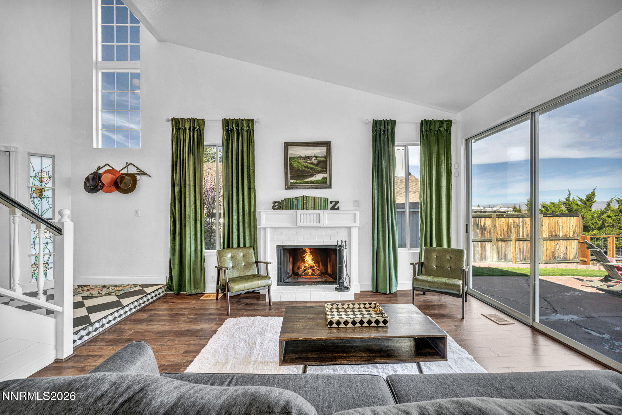 3332 Skyline View Drive Reno, NV 89509 - Photo 8 of 48 a living room with furniture and a fireplace