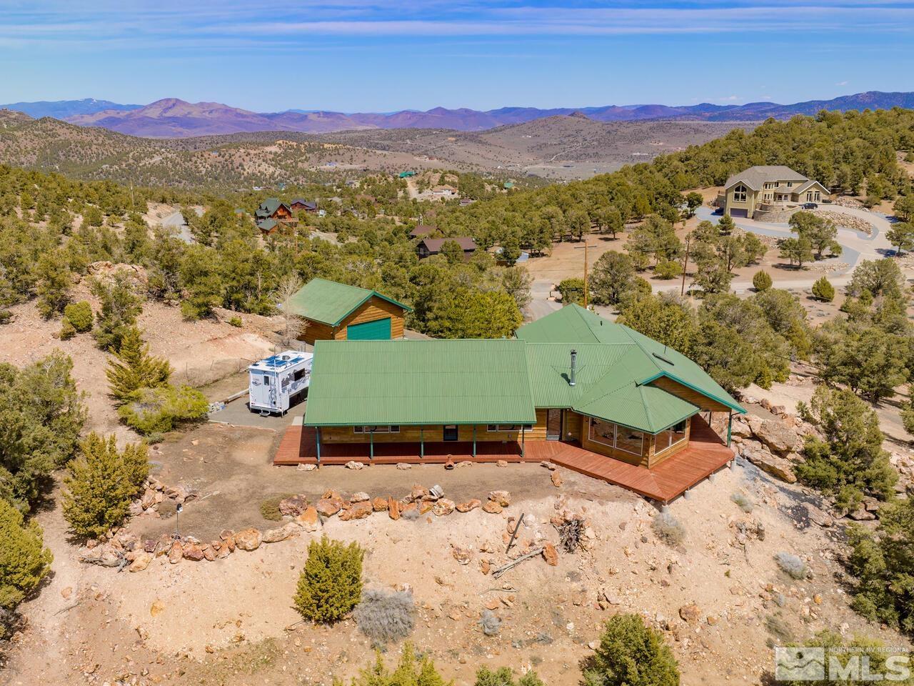 700 Saddleback Road Reno, NV 89521 - Photo 32 of 38 an aerial view of a house