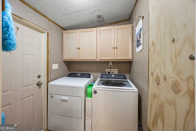 a room with storage and utility