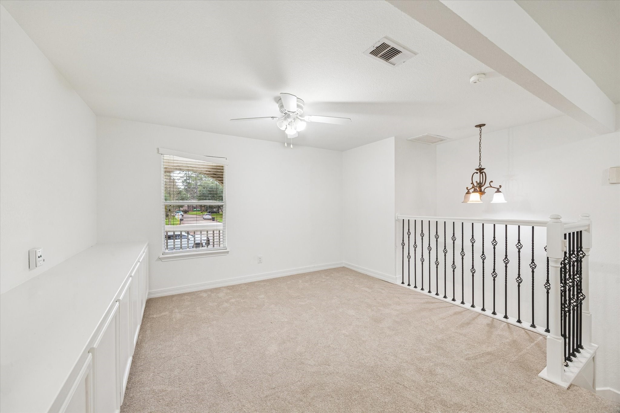 4314 Oxhill Road Spring, TX 77388 - Photo 15 of 22 Another view of the upstairs flex space. Opportunity to add a wall to create a 4th bedroom.