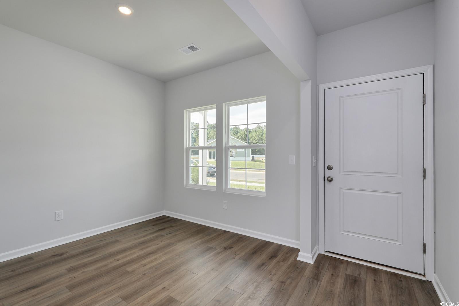 3416 Logan Street Conway, SC 29526 - Photo 10 of 30 Foyer entrance featuring dark wood finished floors and recessed lighting
