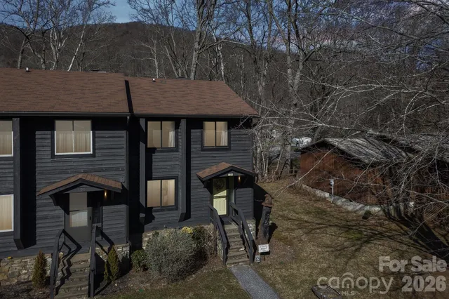 a backyard of a house