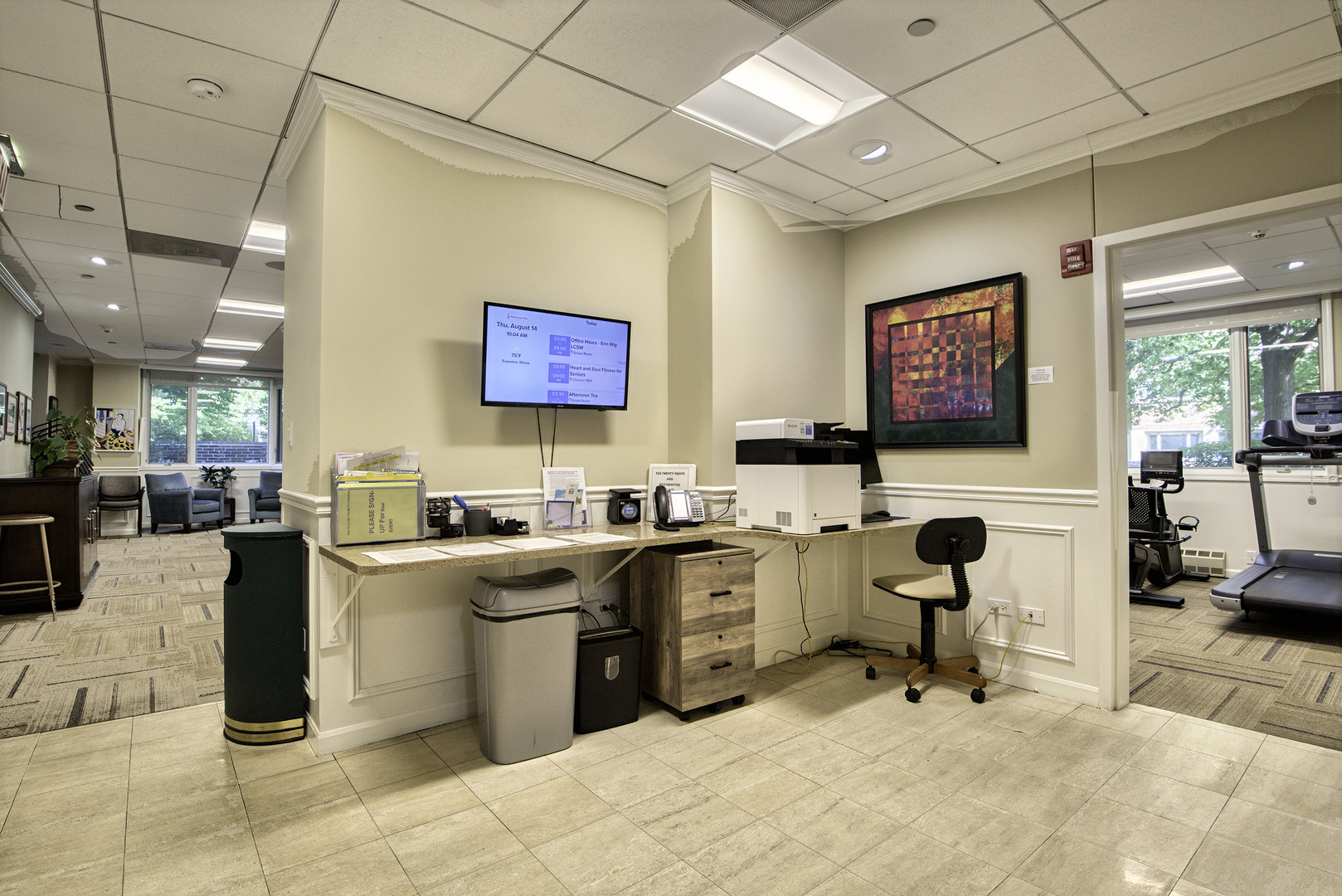 1020 Grove Street, Unit 301 Evanston, IL 60201 - Photo 18 of 23 a kitchen with stainless steel appliances a stove sink refrigerator dining table and chairs