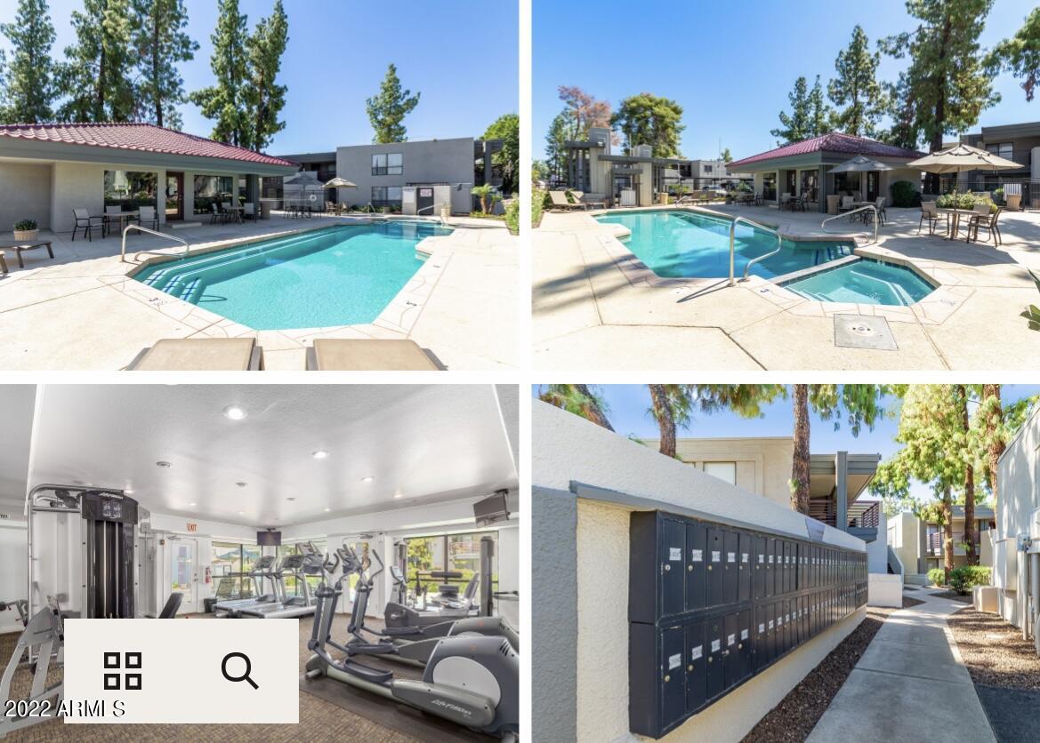 17211 North 35th Avenue, Unit D226 Phoenix, AZ 85053 - Photo 16 of 17 a view of outdoor space with garden and patio