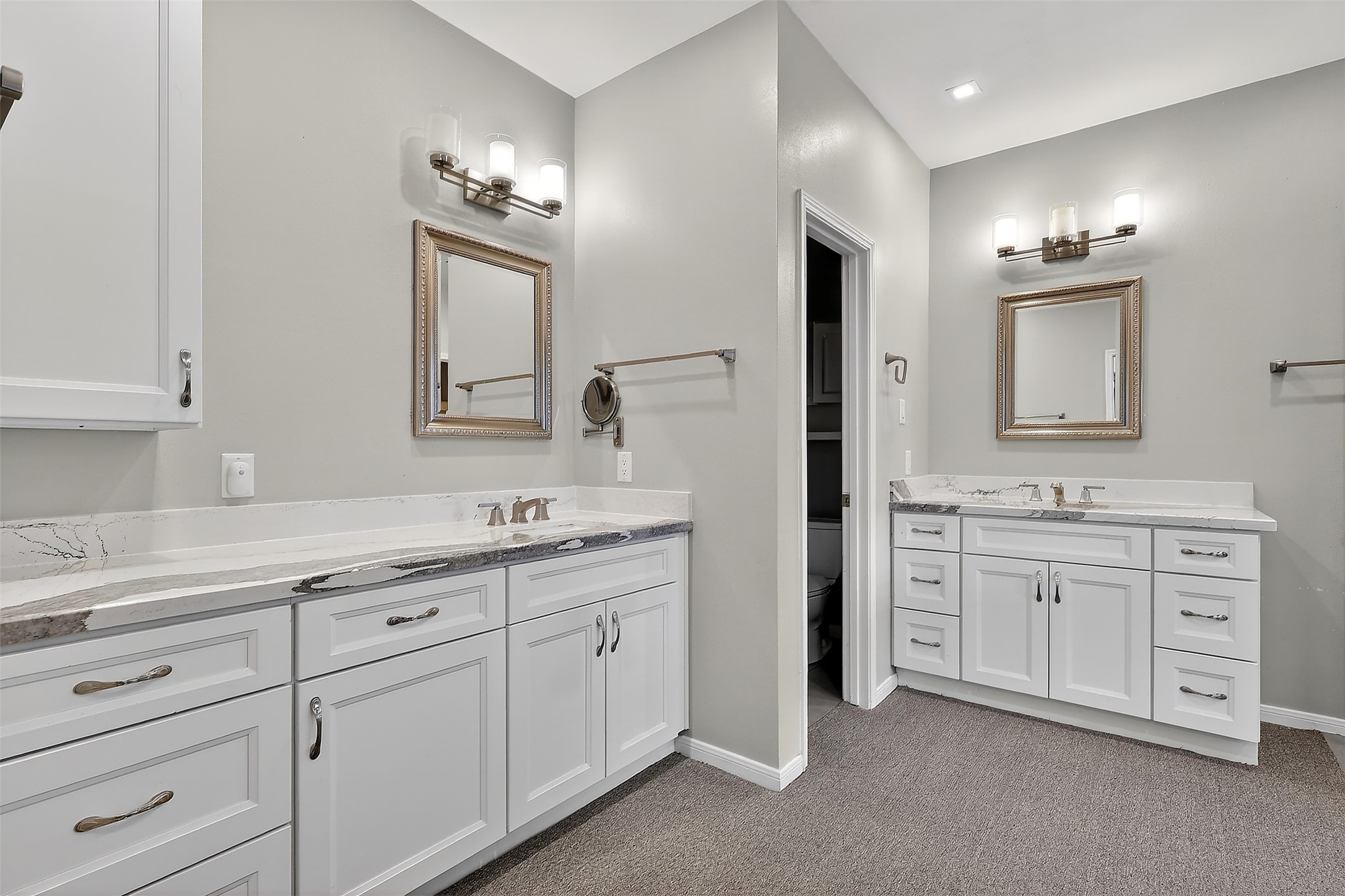 9319 Hudson Bend Circle Houston, TX 77095 - Photo 23 of 42 Double sinks with separate vanities with lots of storage space.