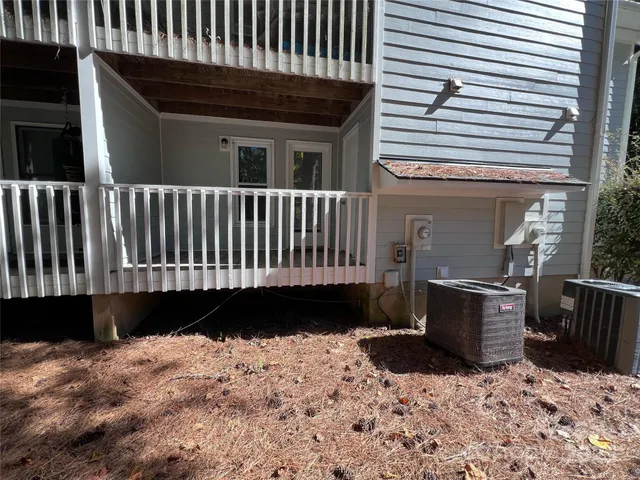 a view of a roof deck