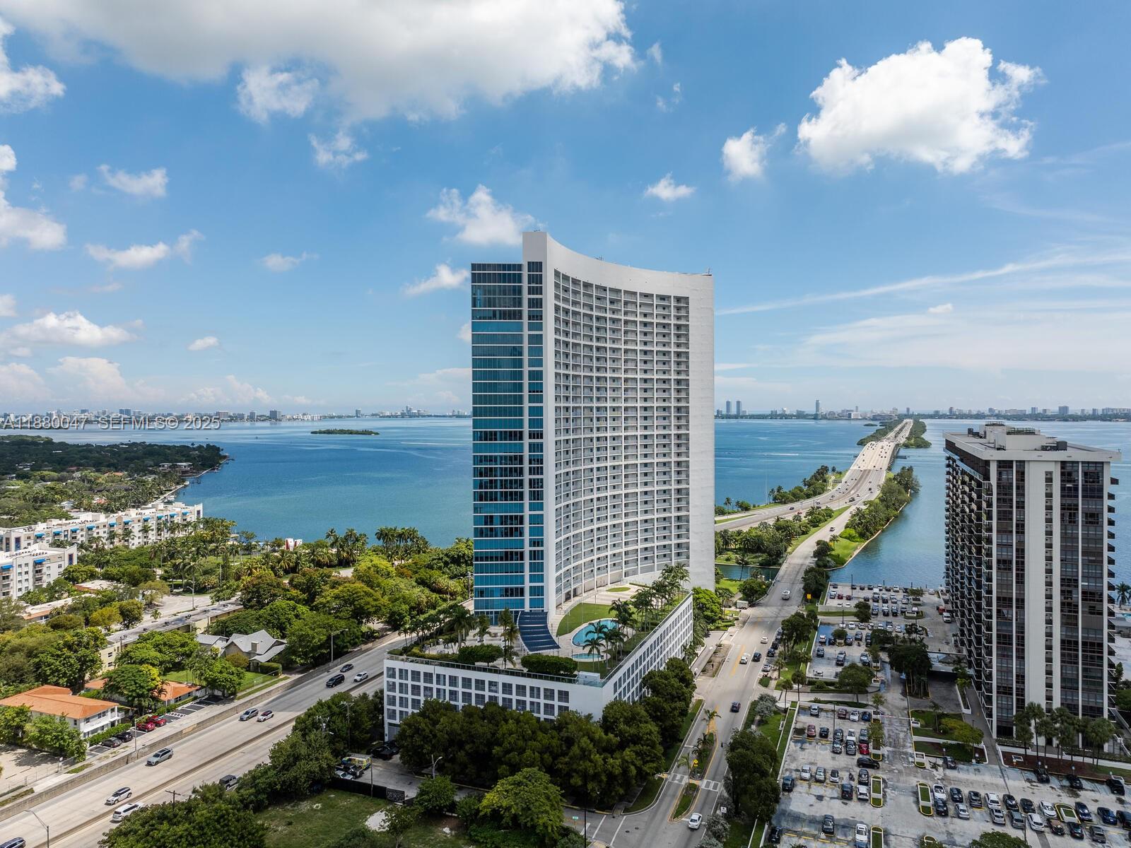 601 Northeast 36th Street, Unit 1304 Miami, FL 33137 - Photo 40 of 40 a view of a city with tall buildings
