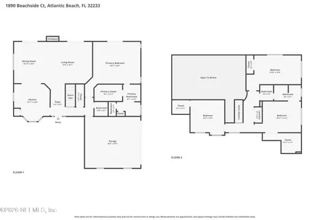 $1,325,000 | 1890 Beachside Court, Atlantic Beach, FL 32233