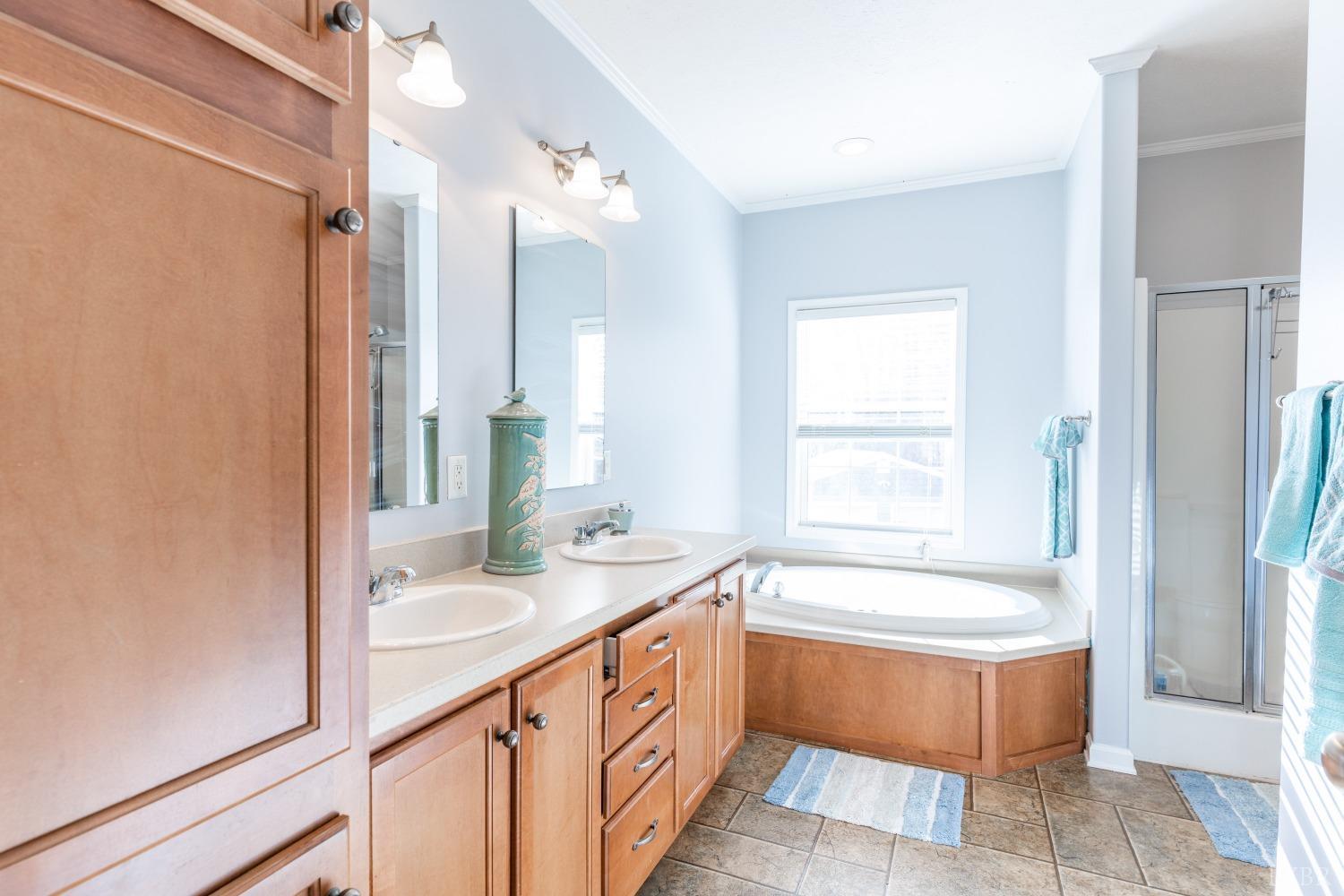 2659 Chilton Road Appomattox, VA 24522 - Photo 32 of 55 a spacious bathroom with sink shower and bathtub