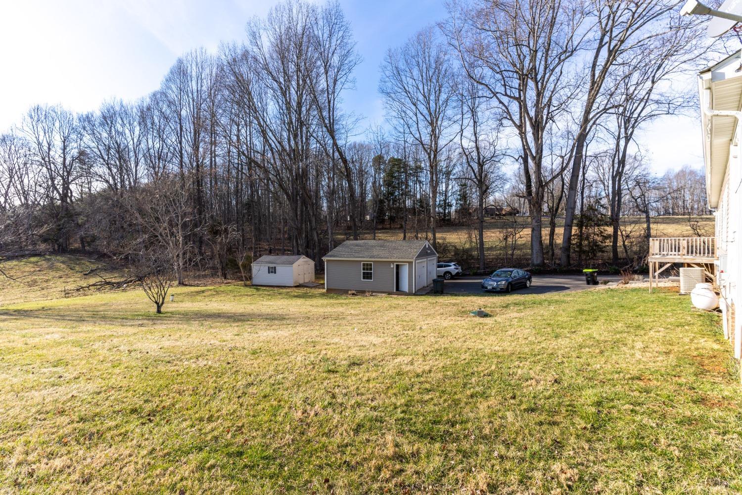 2659 Chilton Road Appomattox, VA 24522 - Photo 52 of 55 a swimming pool is sitting in the middle of a yard