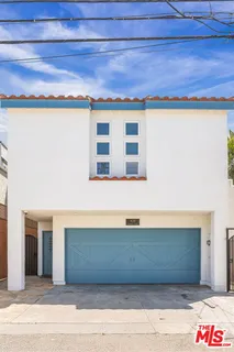 a view of a room with windows