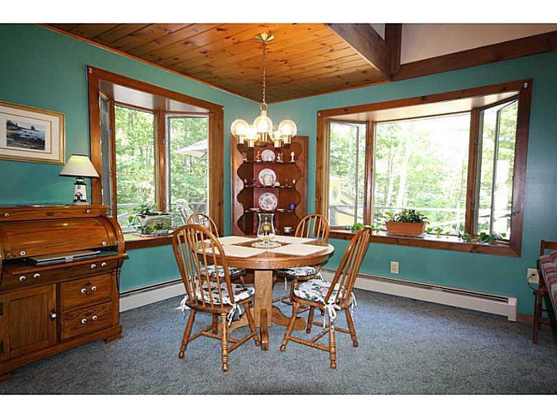 766 Ocean Point Road East Boothbay, ME 04544 - Photo 6 of 24 Dining Room. The dining room, with...