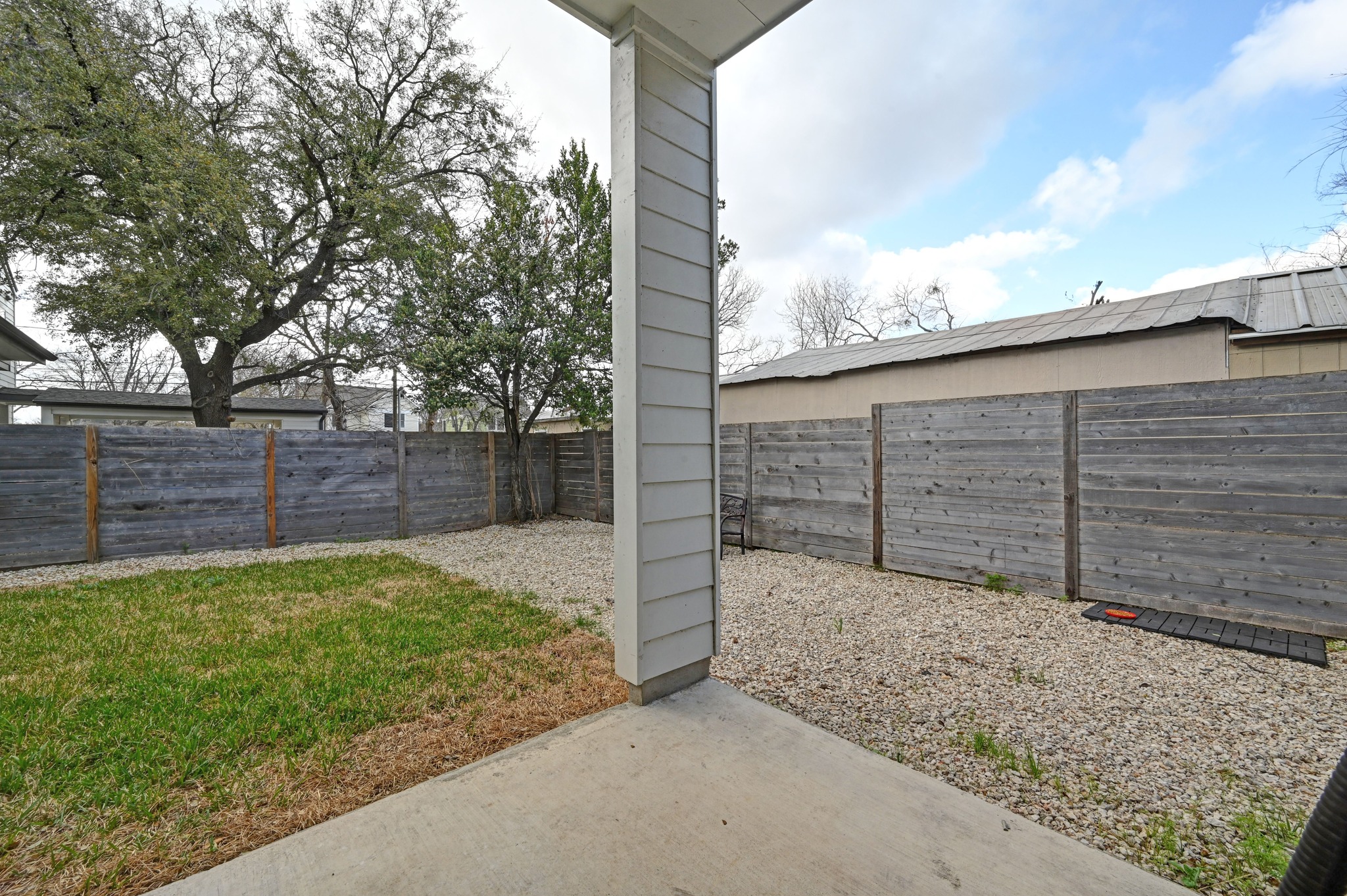 1405 Casey Street, Unit B Austin, TX 78704 - Photo 24 of 28 Fenced backyard featuring a patio area