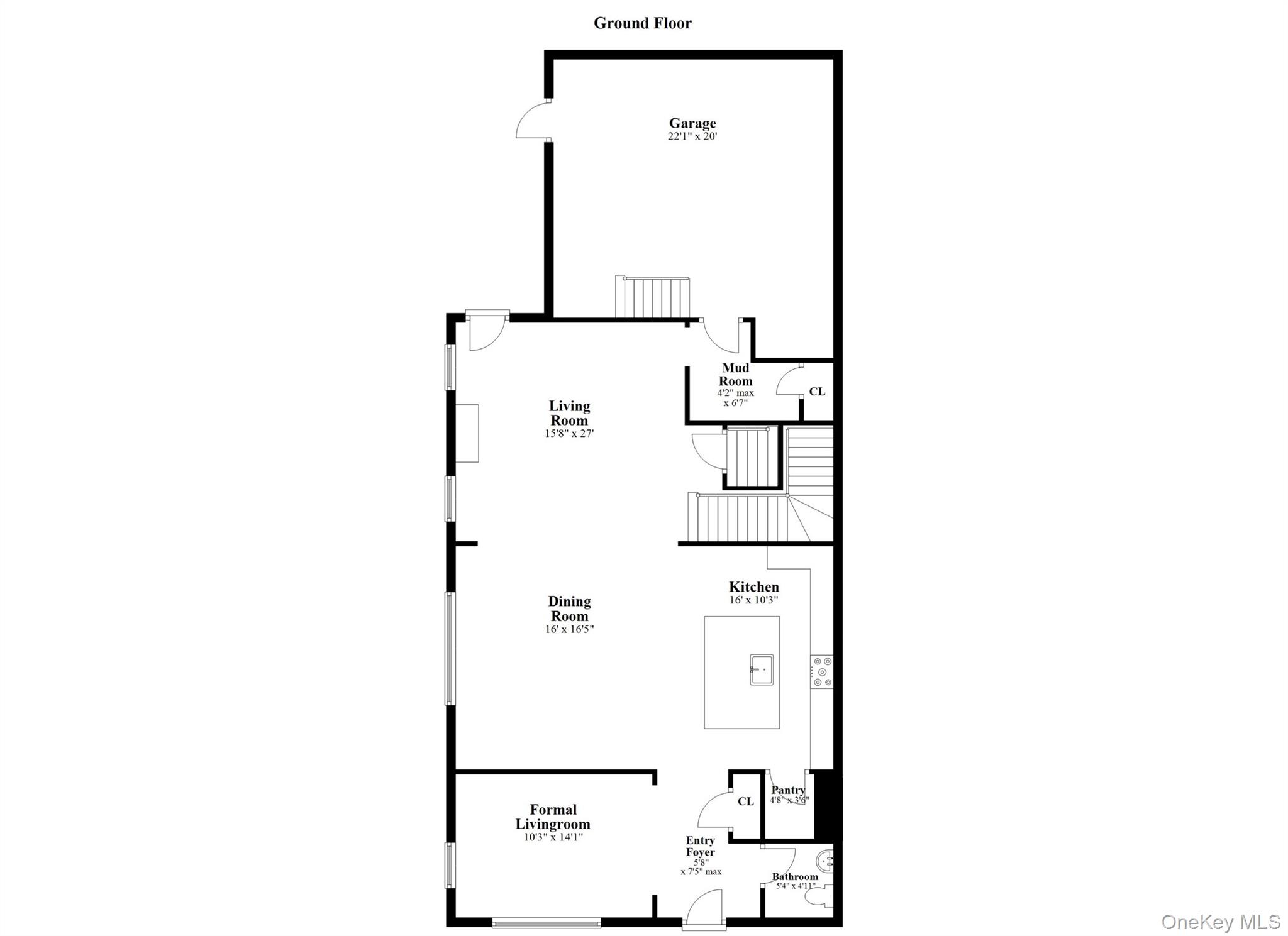 4 Wright Drive Chappaqua, NY 10514 - Photo 32 of 35 Thoughtfully designed main level featuring open-concept kitchen, dining, and family room, a versatile formal living room/flex space, convenient powder room, and direct access to the two-car garage from the custom mudroom.