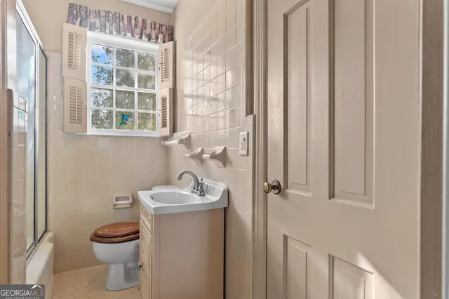 a view of room with a large window