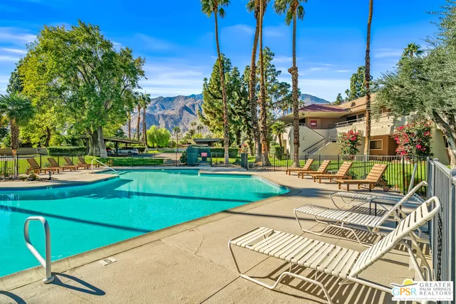 a view of a yard with a patio