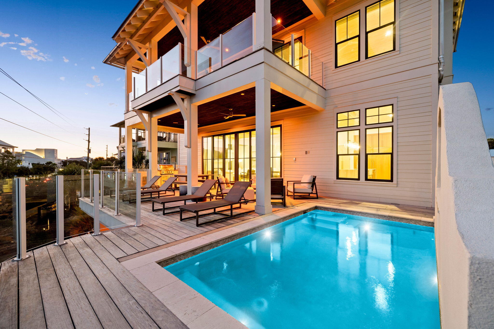 3537 East County Highway 30A Santa Rosa Beach, FL 32459 - Photo 45 of 56 a view of a house with pool and sitting area