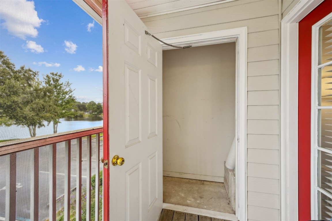 23583 Bahama Point, Unit 1521 Fernandina Beach, FL 32034 - Photo 18 of 34 Convenient Storage Off Balcony