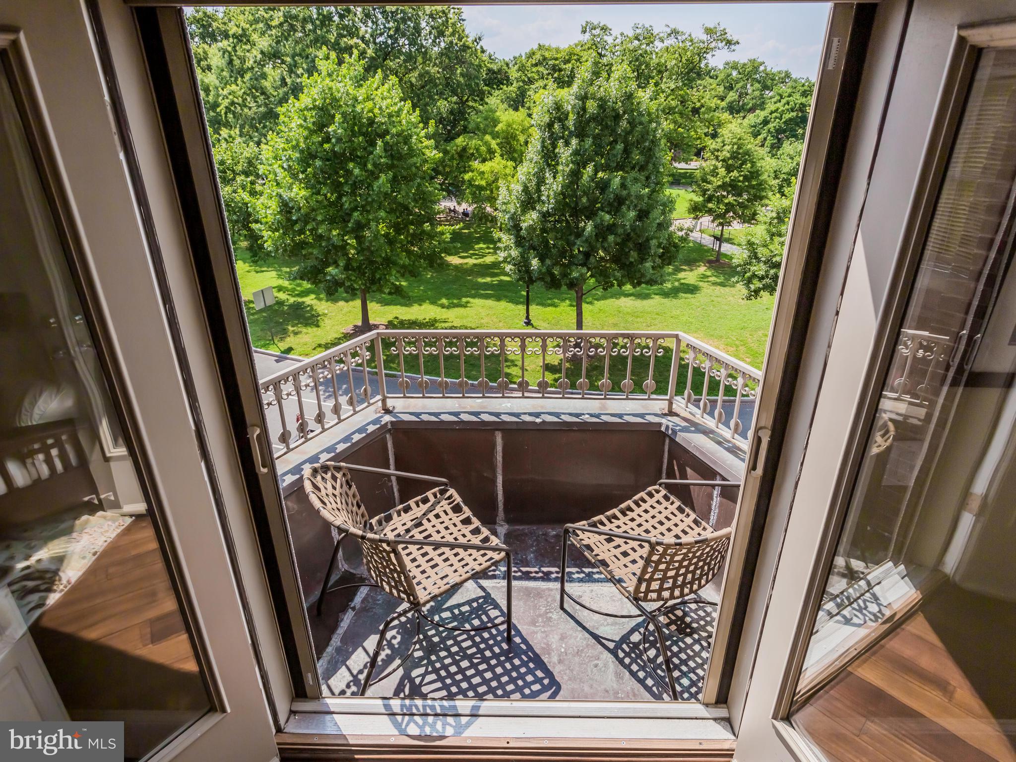 20 Logan Circle Northwest, Unit 33 Washington, DC 20005 - Photo 27 of 27 Coffee on the balcony!