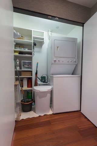 a room with storage and utility