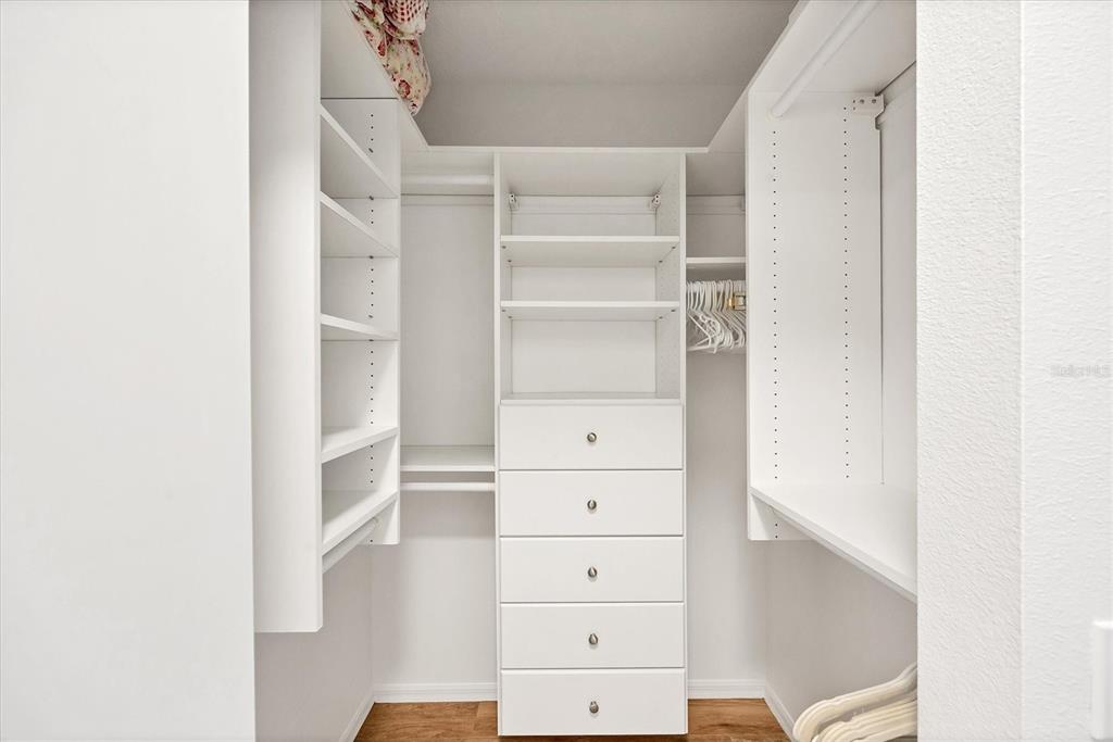 7131 Boca Grove Place, Unit 203 Lakewood Ranch, FL 34202 - Photo 20 of 50 a view of an empty walk in closet
