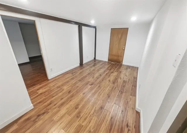 wooden floor in an empty room