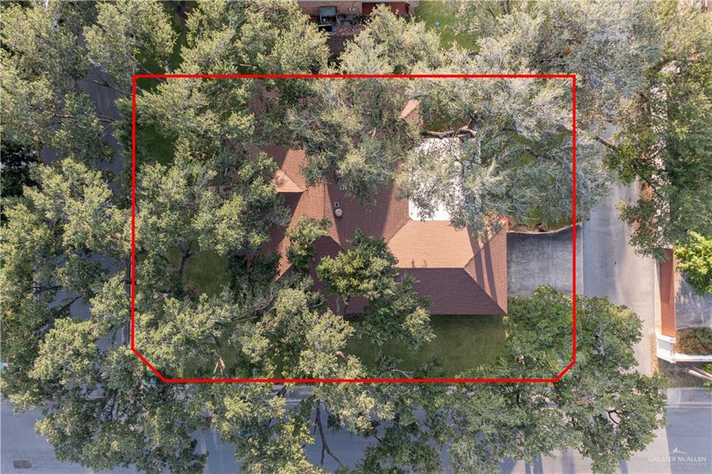 1100 Xanthisma Avenue McAllen, TX 78504 - Photo 22 of 26 an aerial view of house and yard