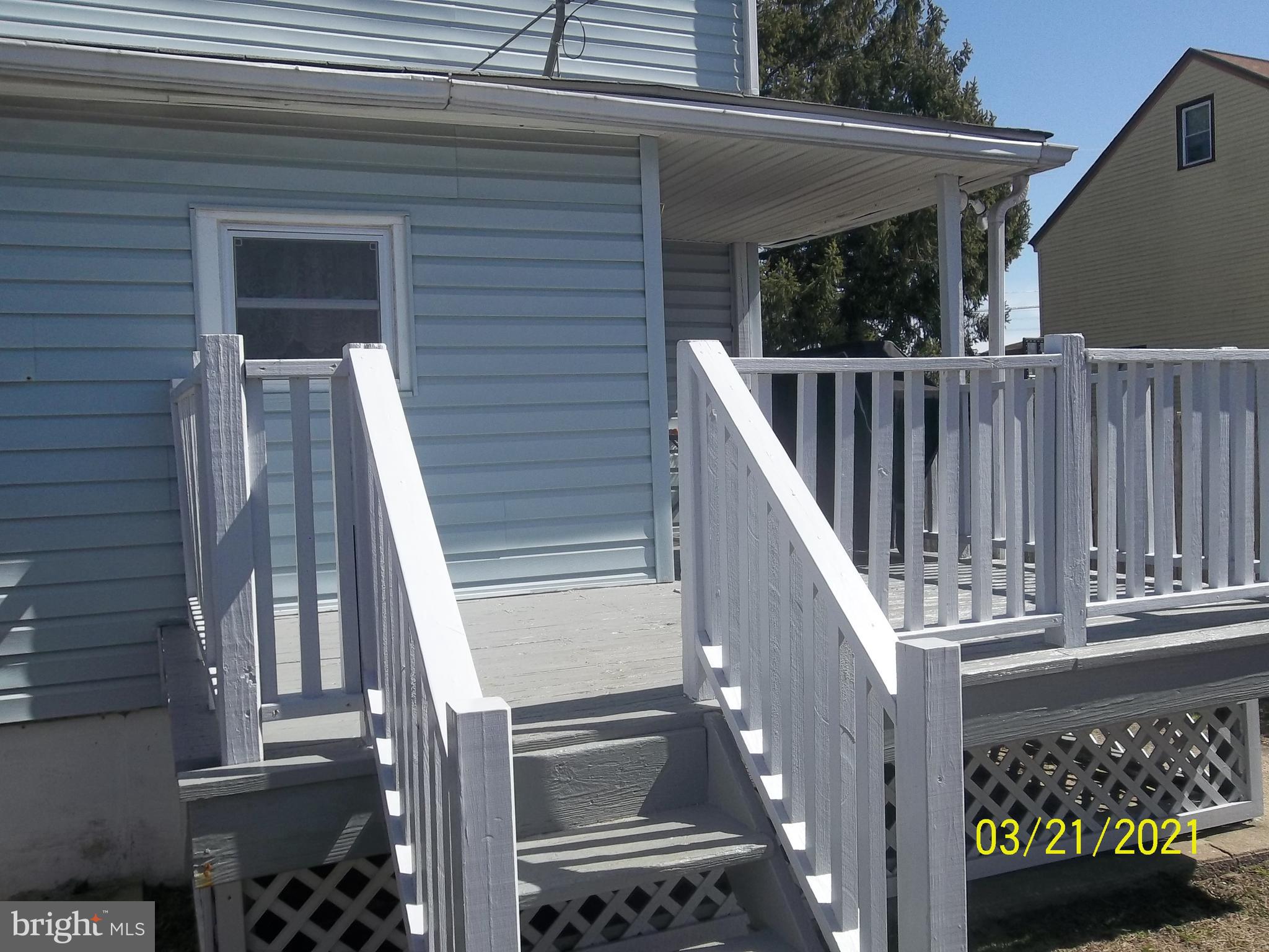 128 Madison Street Riverside, NJ 08075 - Photo 8 of 40 a view of balcony with a potted plant