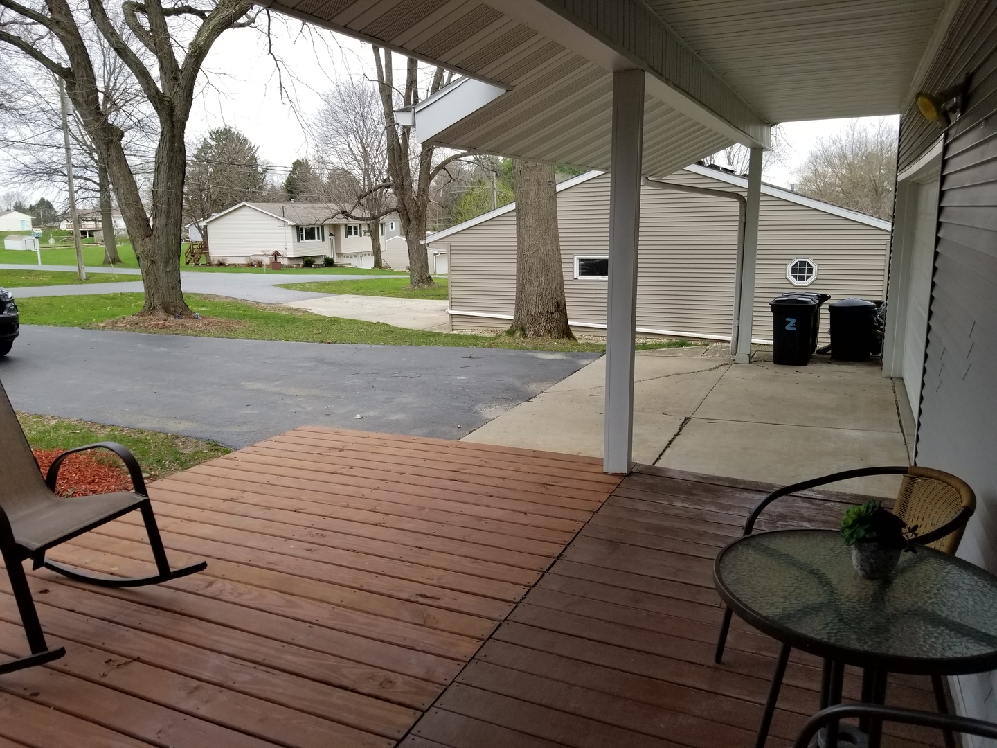 16210 Strawberry Road Morrison, IL 61270 - Photo 16 of 17 a view of a porch with wooden floor