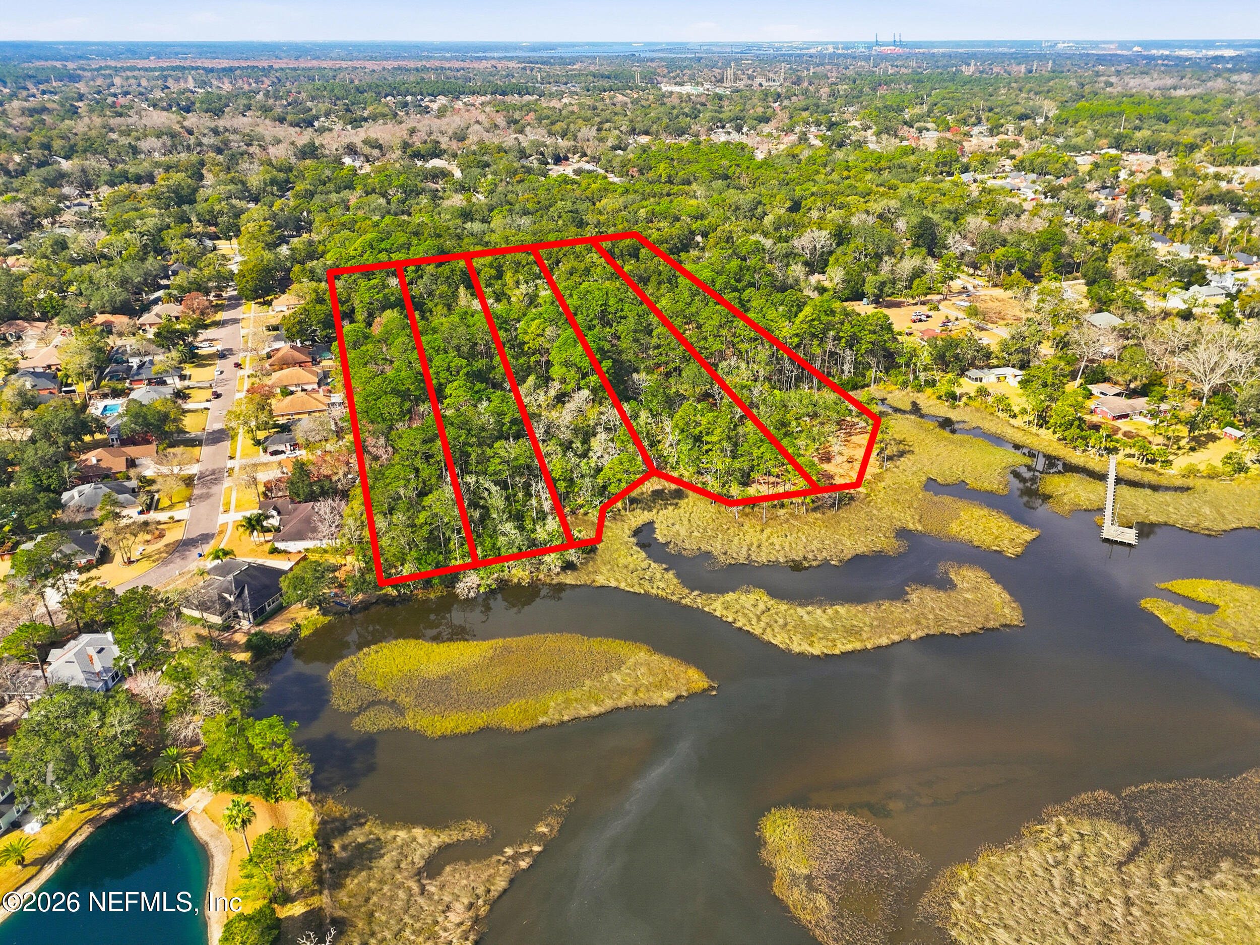 1 Caroline Ridge Lane East Jacksonville, FL 32225 - Photo 3 of 23 Lot division aerial view