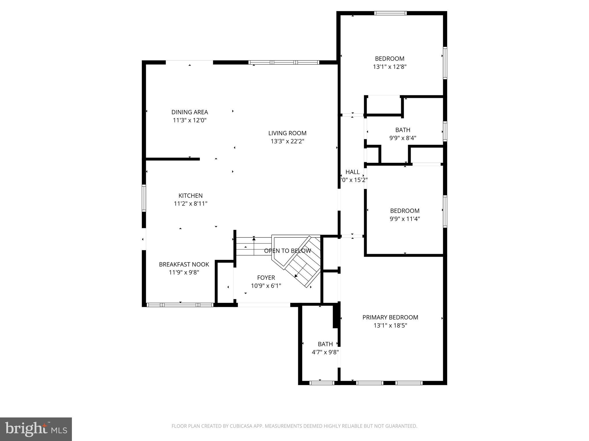 9708 Eustice Road Randallstown, MD 21133 - Photo 41 of 42 Main Level Floorplan