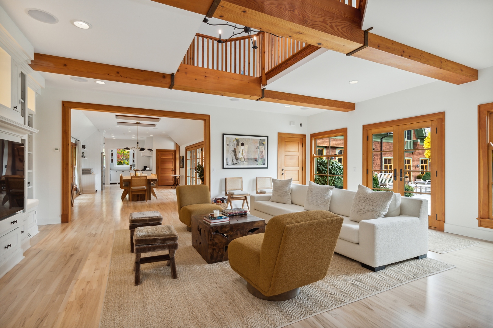 606 Tiverton Road Lake Forest, IL 60045 - Photo 21 of 48 a living room with furniture and wooden floor